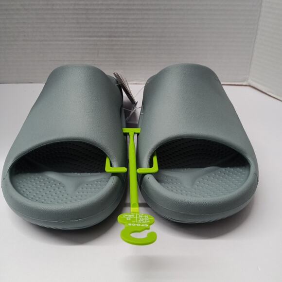 Crocs Mellow Recovery Slides Green Men’s Size 7 / Women’s 9 - Picture 2 of 5
